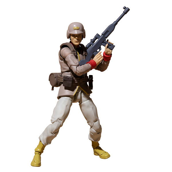 Gundam Military Generation Mobile Suit Gundam 1/18 Scale Pre-Painted Figure: E.F.F. Normal Soldier 01 image 5