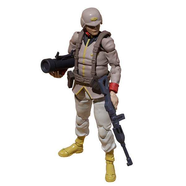 Gundam Military Generation Mobile Suit Gundam 1/18 Scale Pre-Painted Figure: E.F.F. Normal Soldier 02 image 2