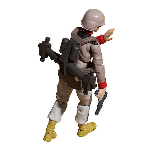 Gundam Military Generation Mobile Suit Gundam 1/18 Scale Pre-Painted Figure: E.F.F. Normal Soldier 03 image 3