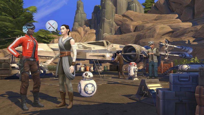 The Sims 4: Star Wars - Journey to Batuu (DLC) <span class="ext" style="background-color: #B0000F; color: #FFFFFF;">DLC</span> <span class="ext" style="background-color: #F96529; color: #FFFFFF;">Electronic Arts</span> <span class="ext ext_digital">digital</span> image 3