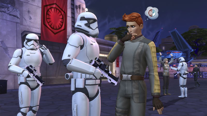 The Sims 4: Star Wars - Journey to Batuu (DLC) <span class="ext" style="background-color: #B0000F; color: #FFFFFF;">DLC</span> <span class="ext" style="background-color: #F96529; color: #FFFFFF;">Electronic Arts</span> <span class="ext ext_digital">digital</span> image 4
