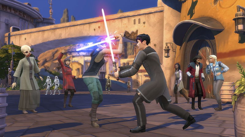 The Sims 4: Star Wars - Journey to Batuu (DLC) <span class="ext" style="background-color: #B0000F; color: #FFFFFF;">DLC</span> <span class="ext" style="background-color: #F96529; color: #FFFFFF;">Electronic Arts</span> <span class="ext ext_digital">digital</span> image 5