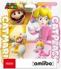 amiibo Super Mario Series Figure Double Set (Neko Mario / Neko Peach) thumbnail 1