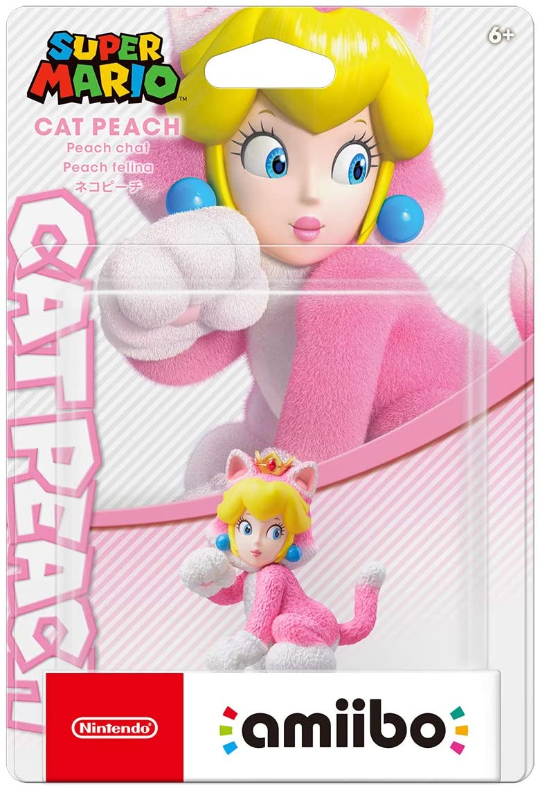 amiibo Super Mario Series Figure (Neko Peach) image 1