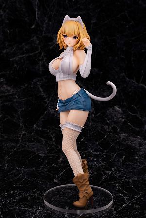 Original Character 1/6 Scale Pre-Painted Figure: Cats Girl Shironeko-chan Illustration by Mataro