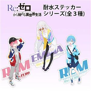 Re:Zero - Starting Life In Another World Emilia Water Resistant Sticker Street Fashion Ver.