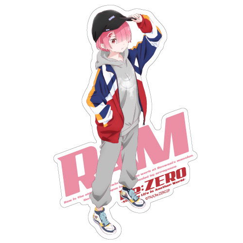 Re:Zero - Starting Life In Another World Ram Water Resistant Sticker Street Fashion Ver. image 1