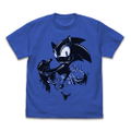 Sonic The Hedgehog - Sonic Wall Paint T-shirt Royal Blue (L Size) thumbnail 1