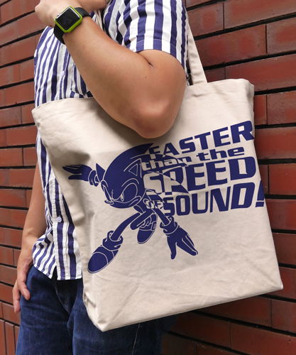 Sonic The Hedgehog - Sonic Large Tote Bag Natural image 2