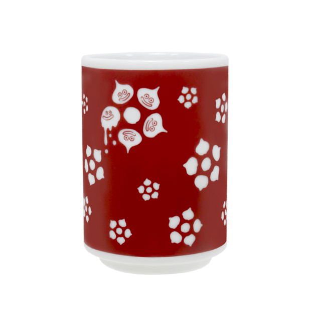 Dragon Quest - Smile Slime Japanese Style Series Japanese Teacup: Slime Fine Flower Pattern image 1