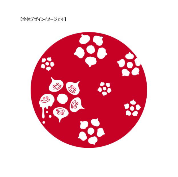 Dragon Quest - Smile Slime Japanese Series Mini Plate: Slime Fine Flower Pattern image 2
