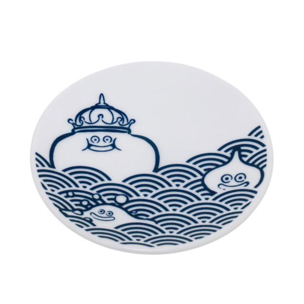 Dragon Quest - Smile Slime Japanese Series Mini Plate: Slime Wave Pattern image 1