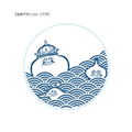 Dragon Quest - Smile Slime Japanese Series Mini Plate: Slime Wave Pattern thumbnail 2