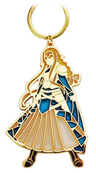 Sword Art Online Alicization War Of Underworld - Alice Stained Glass Style Keychain image 1