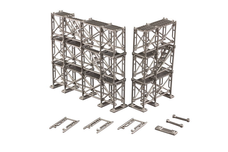 1/64 - 1/100 Scale Plastic Model Kit: Ashiba (Scaffold) image 1