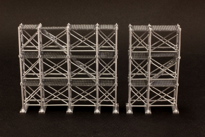 1/64 - 1/100 Scale Plastic Model Kit: Ashiba (Scaffold) image 2