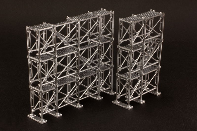 1/64 - 1/100 Scale Plastic Model Kit: Ashiba (Scaffold) image 3