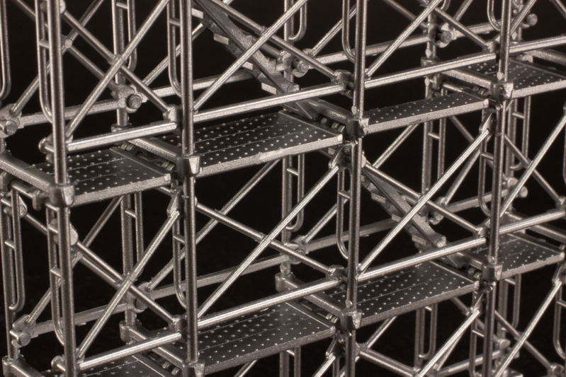 1/64 - 1/100 Scale Plastic Model Kit: Ashiba (Scaffold) image 4
