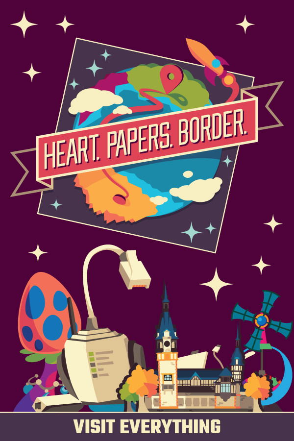 Heart. Papers. Border. STEAM digital — Import Game Deal