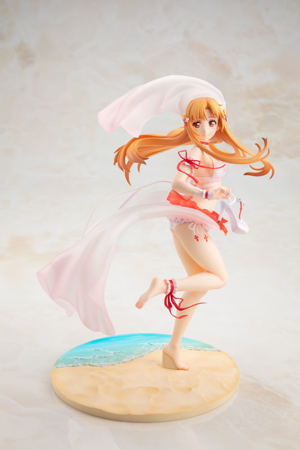 KDcolle Sword Art Online 1/7 Scale Pre-Painted Figure: Asuna Midsummer Shining Bride Ver.