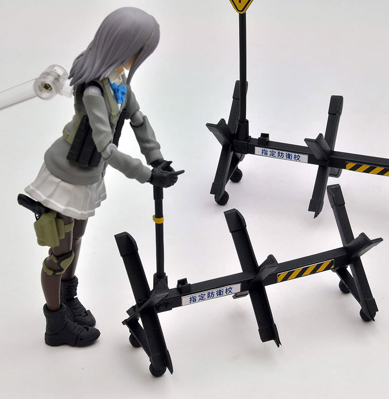 Little Armory LD029 1/12 Scale Model Kit: Shiteibouei School Gate (Concrete Type) image 12