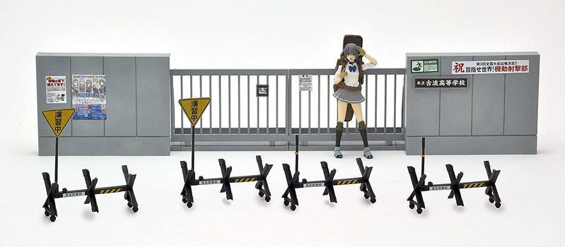 Little Armory LD029 1/12 Scale Model Kit: Shiteibouei School Gate (Concrete Type) image 13