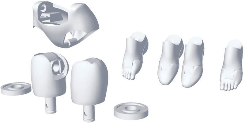 Megami Device 1/1 Scale Model Kit: M.S.G 02 Bottoms Set White image 1