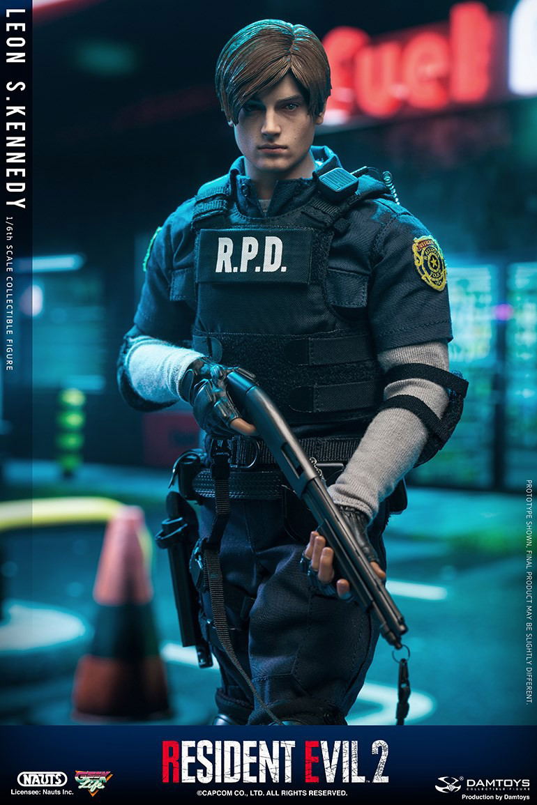 Resident Evil 2 Leon S. Kennedy フィギュア Biohazard Resident Evil 2 Remake Leon S. Kennedy Statue Figur