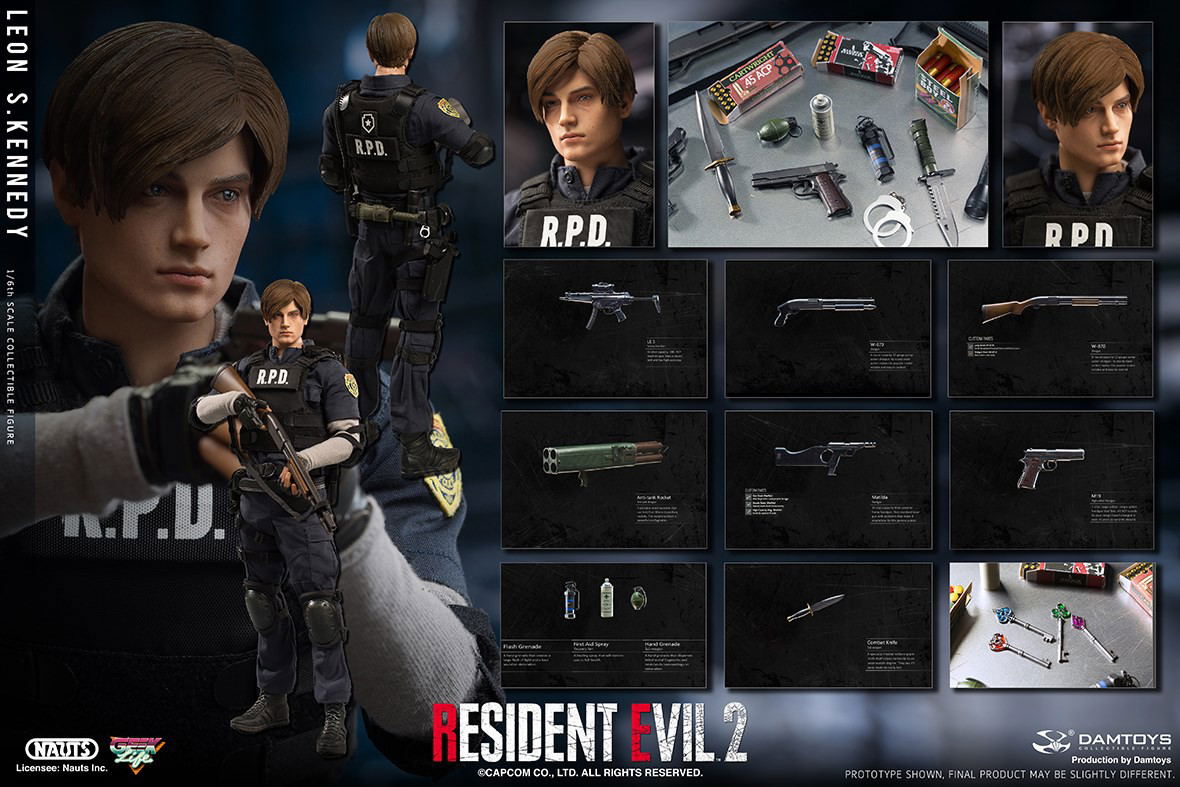 Resident Evil 2 1/6 Scale Collectible Figure: Leon S. Kennedy