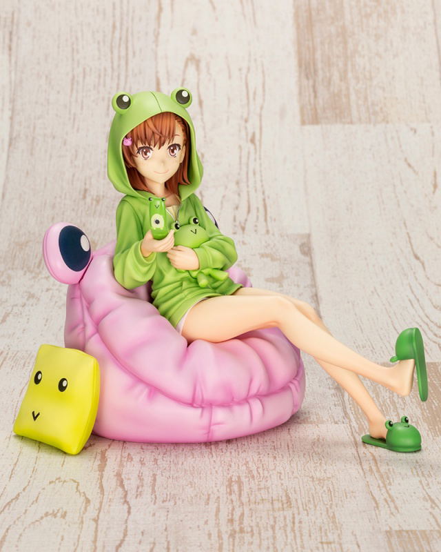 To Aru Kagaku no Railgun T 1/7 Scale Pre-Painted Figure: Mikoto Misaka Gekota Covered Ver. [Deluxe Edition] image 10