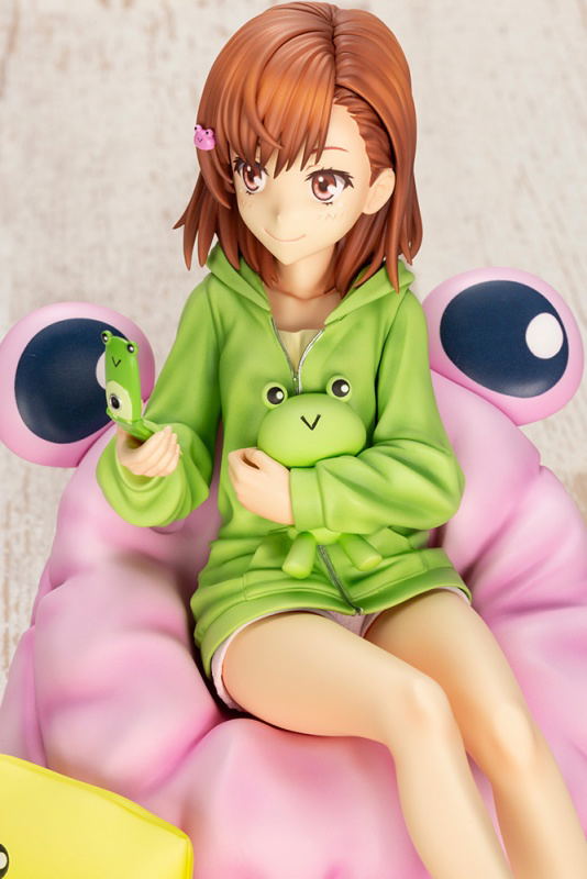 To Aru Kagaku no Railgun T 1/7 Scale Pre-Painted Figure: Mikoto Misaka Gekota Covered Ver. [Deluxe Edition] image 7