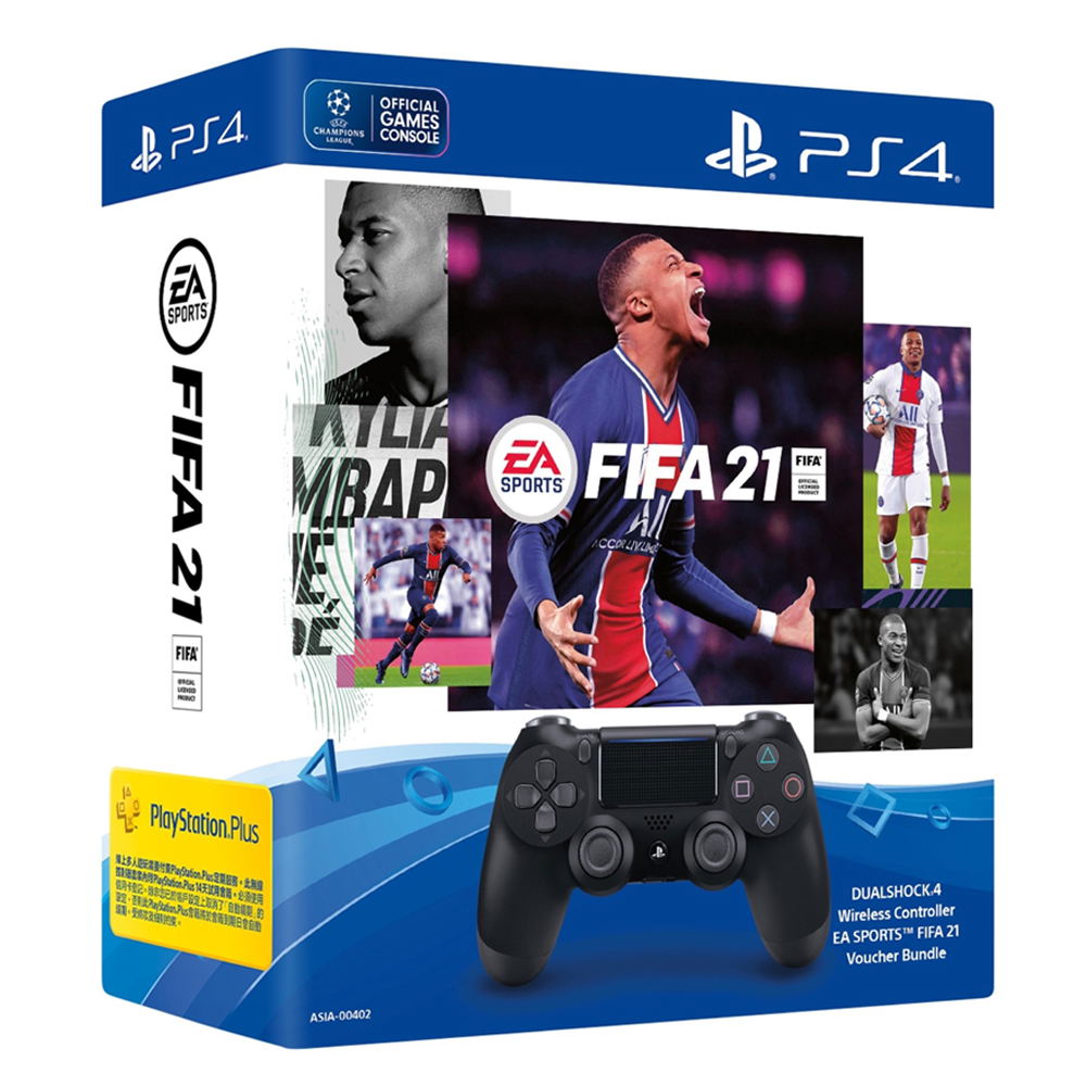 DualShock 4 Wireless Controller + FIFA 21 Bundle Pack for PlayStation 4 ...