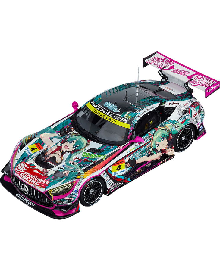 Hatsune Miku GT Project 1/64 Scale Miniature Car: Good Smile Hatsune Miku AMG 2020 Super GT Ver. image 1