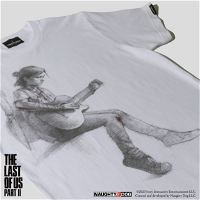 The Last Of Us Part II Torch Torch T-shirt Collection: Ellie With Guitar White (L Size)