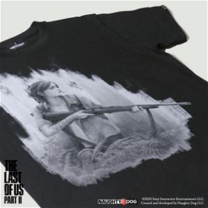 The Last Of Us Part II Torch Torch T-shirt Collection: Ellie With Rifle Black (XL Size)