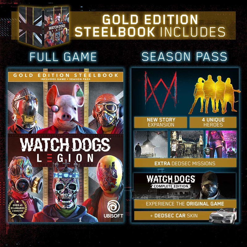 Watch Dogs Legion [Gold Edition Steelbook] image 1