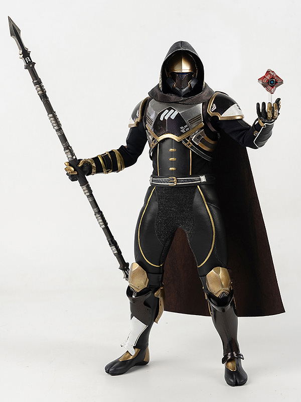 Destiny 2 1/6 Scale Action Figure: Hunter Sovereign Golden Trace Shader image 2