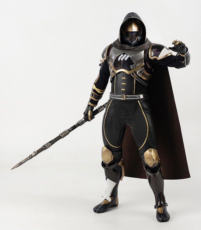 Destiny 2 1/6 Scale Action Figure: Hunter Sovereign Golden Trace Shader image 6