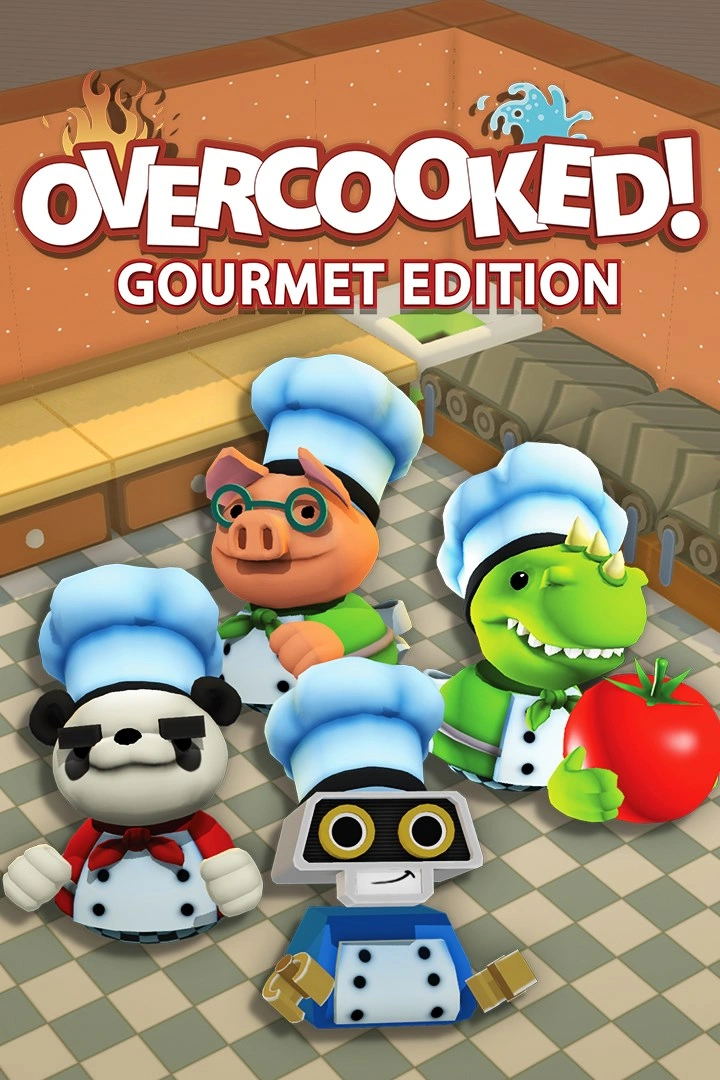 Overcooked! (Gourmet Edition) <span class="ext" style="background-color: #2a475e; color: #FFFFFF;">STEAM</span> <span class="ext ext_digital">digital</span> image 1