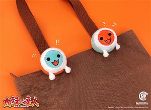 Taiko No Tatsujin Plush Badge Don-chan (Orange Face)
