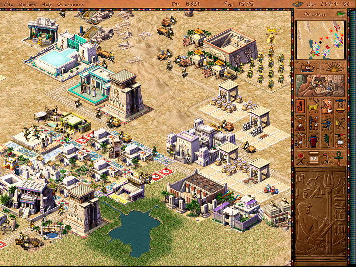 Pharaoh + Cleopatra <span class="ext" style="background-color: #581c6c; color: #FFFFFF;">GOG.com</span> <span class="ext ext_digital">digital</span> image 4
