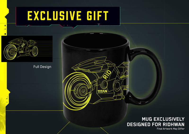Cyberpunk 2077 [Ridhwan Edition] incl. Mug, Badges, Keychain image 2