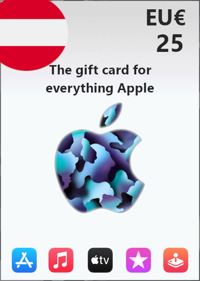 Apple Gift Card 25 EUR | Austria Account <span class="ext ext_digital">digital</span> image 1