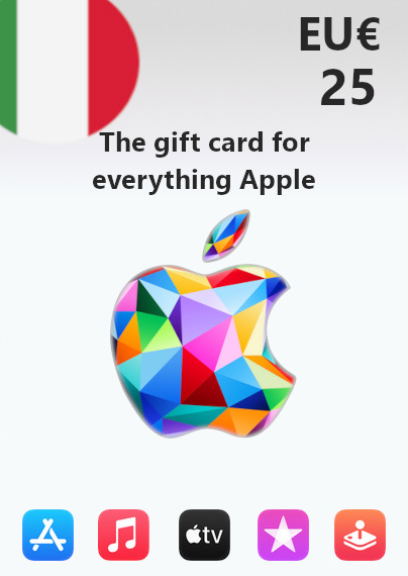 Apple Gift Card 25 EUR | Italy Account <span class="ext ext_digital">digital</span> image 1