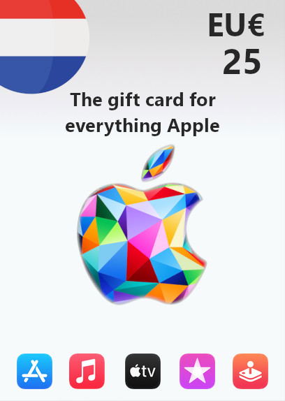 Apple Gift Card 25 EUR | Netherlands Account <span class="ext ext_digital">digital</span> image 1