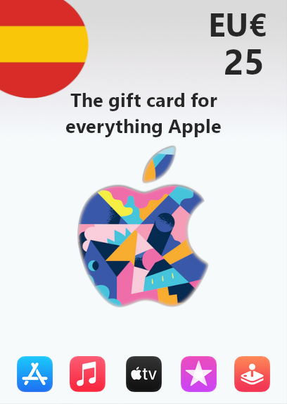 Apple Gift Card 25 EUR | Spain Account <span class="ext ext_digital">digital</span> image 1