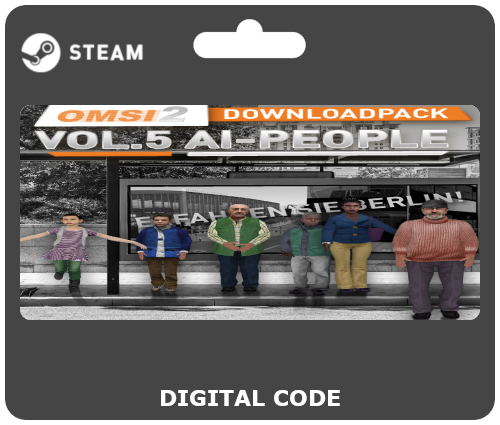 OMSI 2 Add-on Downloadpack Vol. 5: KI Menschen (DLC) <span class="ext" style="background-color: #B0000F; color: #FFFFFF;">DLC</span> <span class="ext" style="background-color: #2a475e; color: #FFFFFF;">STEAM</span> <span class="ext ext_digital">digital</span> image 1