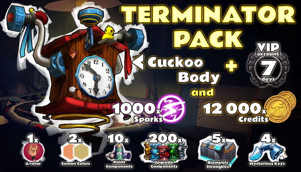 Guns and Robots: Terminator Pack (DLC) <span class="ext" style="background-color: #B0000F; color: #FFFFFF;">DLC</span> <span class="ext" style="background-color: #2a475e; color: #FFFFFF;">STEAM</span> <span class="ext ext_digital">digital</span> image 1