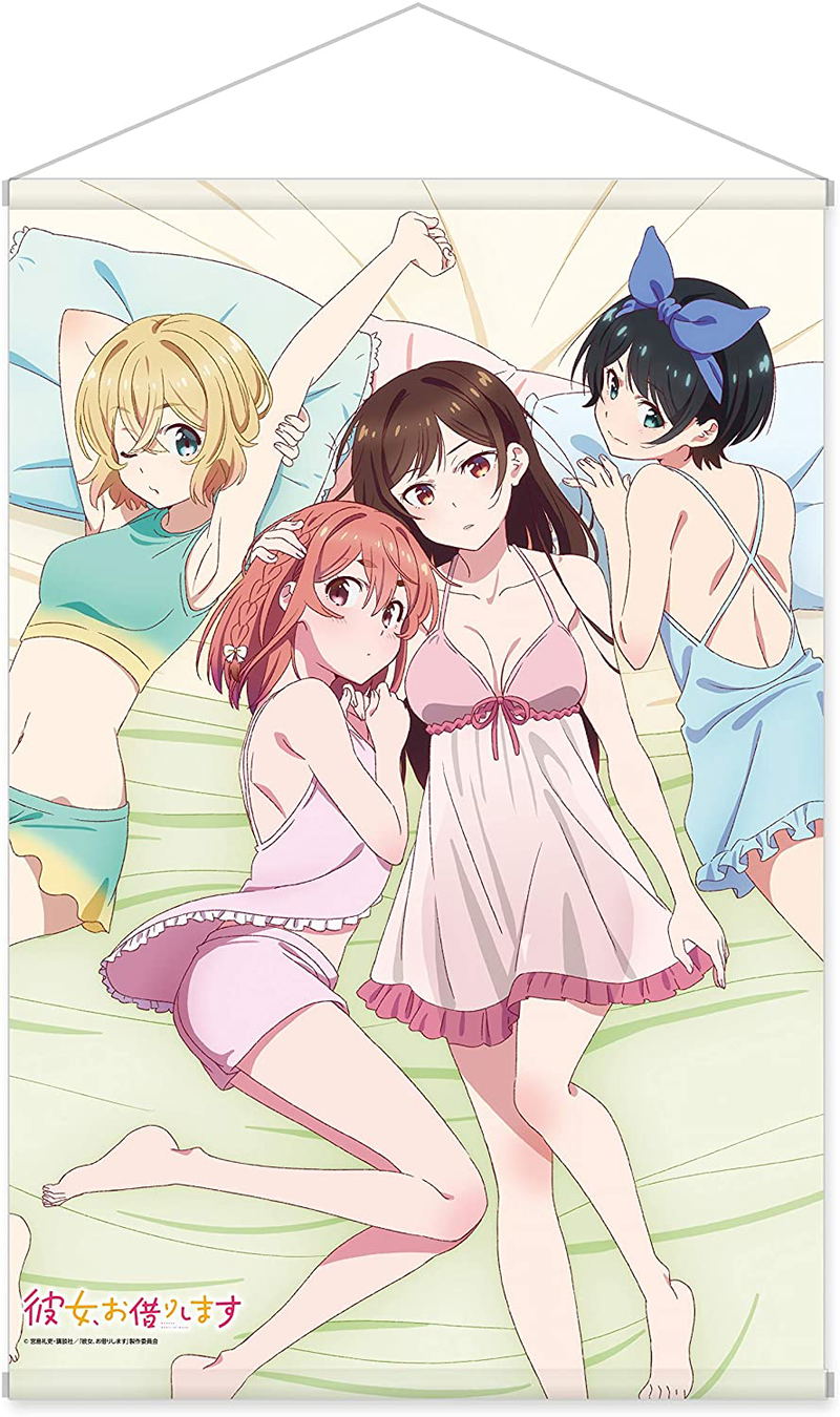 Rent-A-Girlfriend W Suede B2 Wall Scroll: Pajamas Ver. image 1