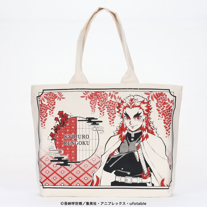 Demon Slayer: Kimetsu no Yaiba Large Tote Bag Rengoku Kyojuro image 1